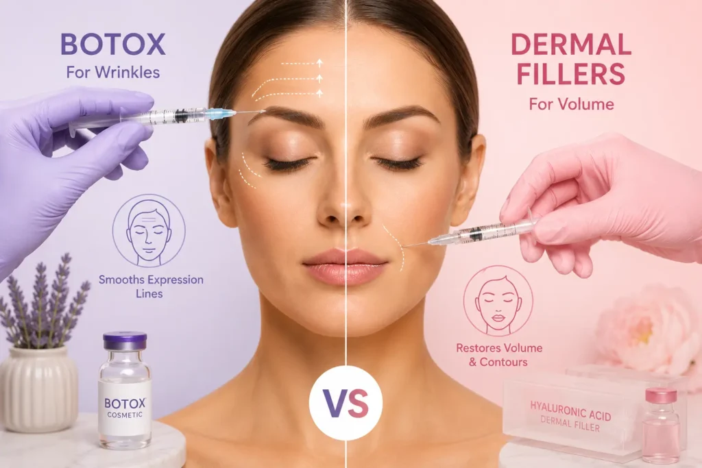 Botox vs dermal fillers treatment guide for patients in Colleyville TX