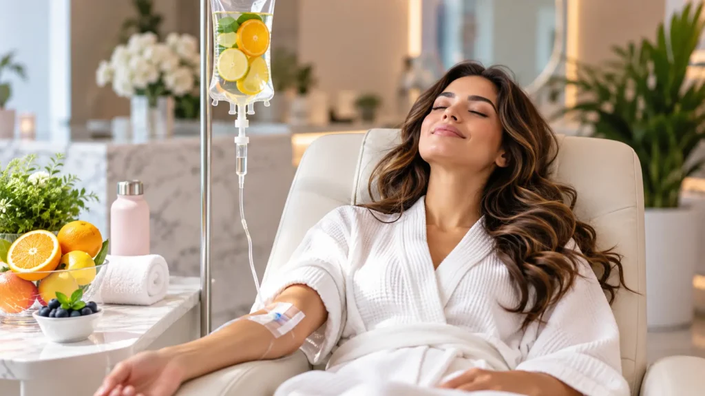 IV therapy benefits for energy and immunity at Glo & Glam